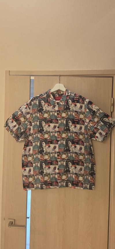 Supreme Mesh Panel Linen S/S Shirt Supreme Mesh Panel Linen S/S Shirt