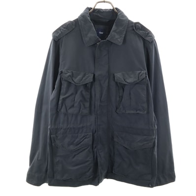 GAP ギャップ ミリタリージャケット M チャコールグレー