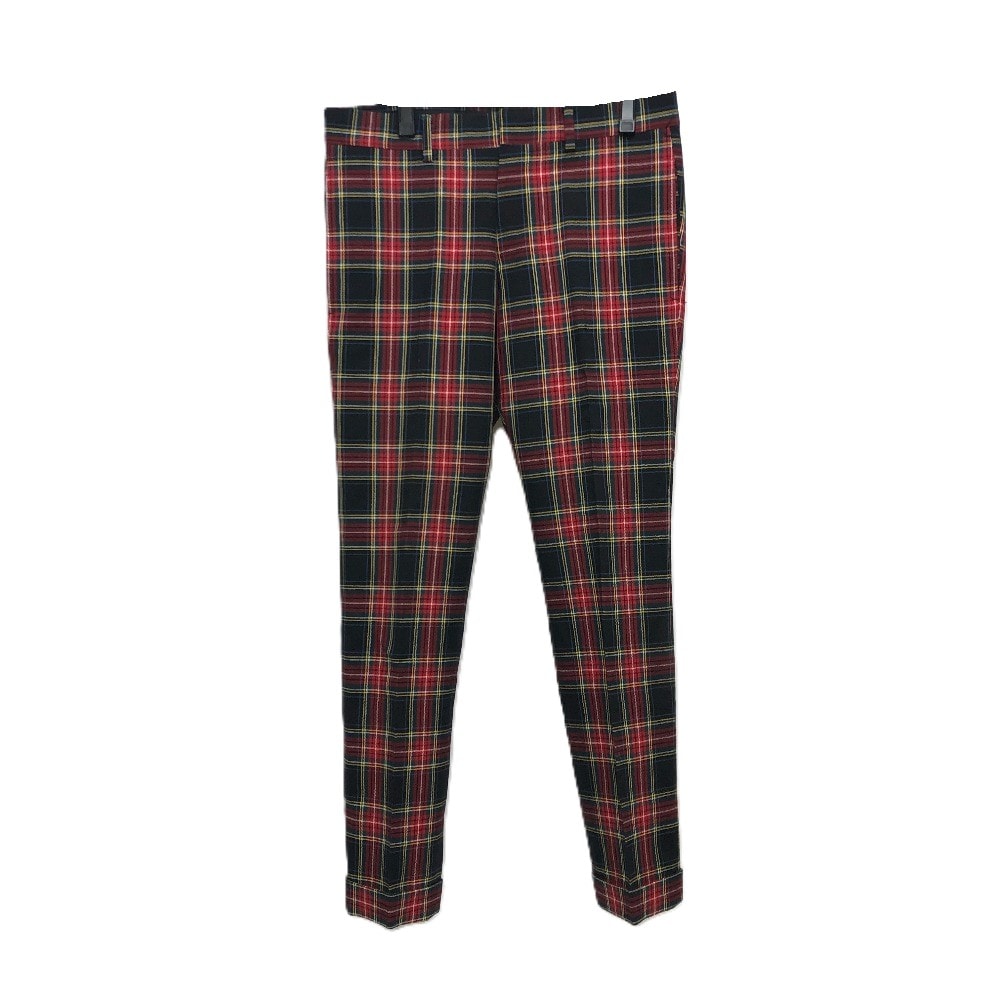 グッチ GUCCI チェック柄 アパレル 864U01 アパレル ボトムス スウェットパンツ パンツ チェック柄パンツ パンツ ウール レッド