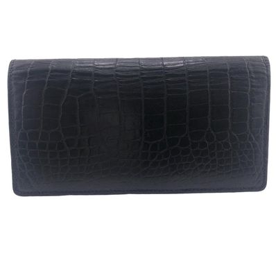 ルイヴィトン LOUIS VUITTON 長財布 クロコ ポルトフォイユブラザ N91555 ブラック