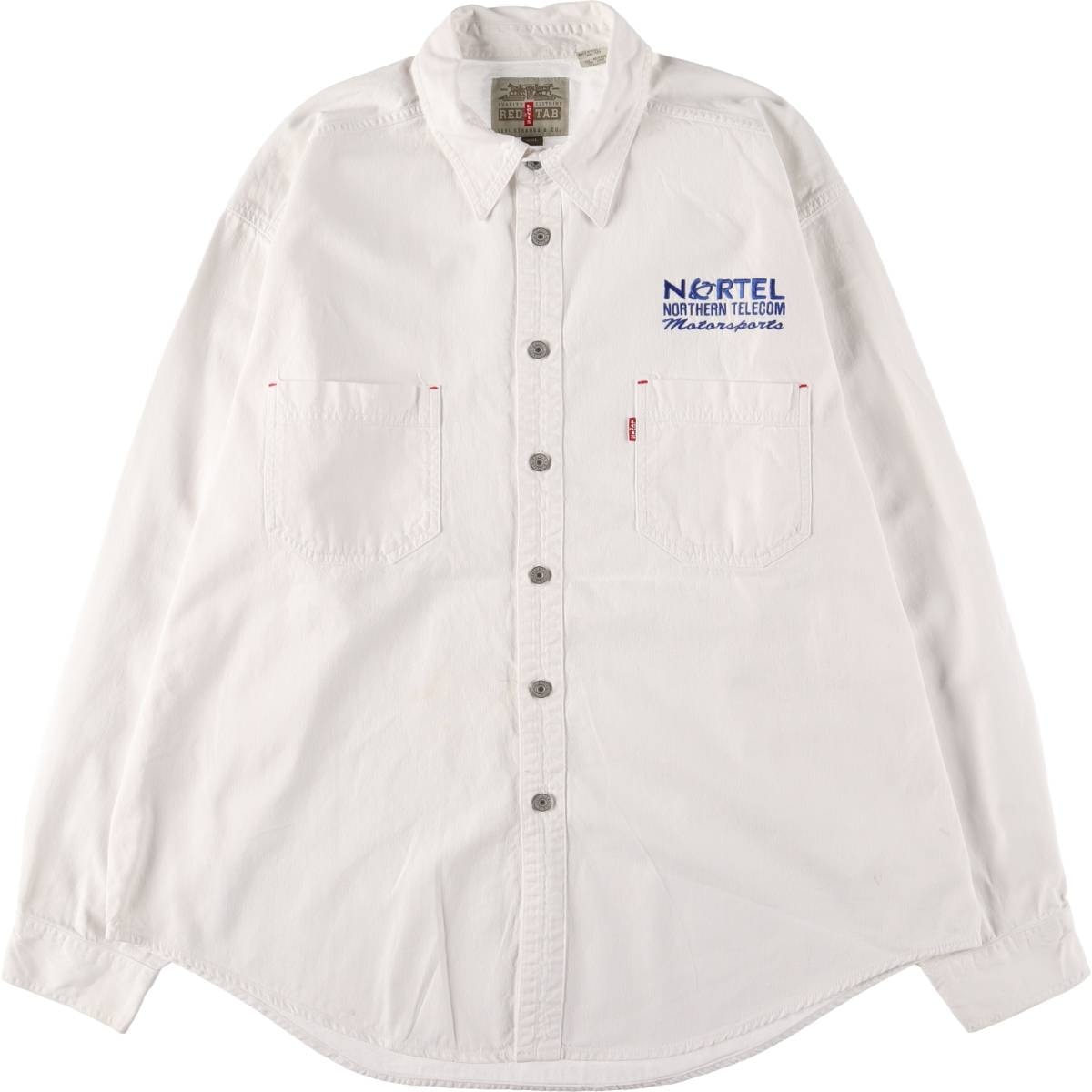 古着 90年代 リーバイス Levi's RED TAB 長袖 デニムシャツ メンズXXL相当 ヴィンテージ/eaa539291