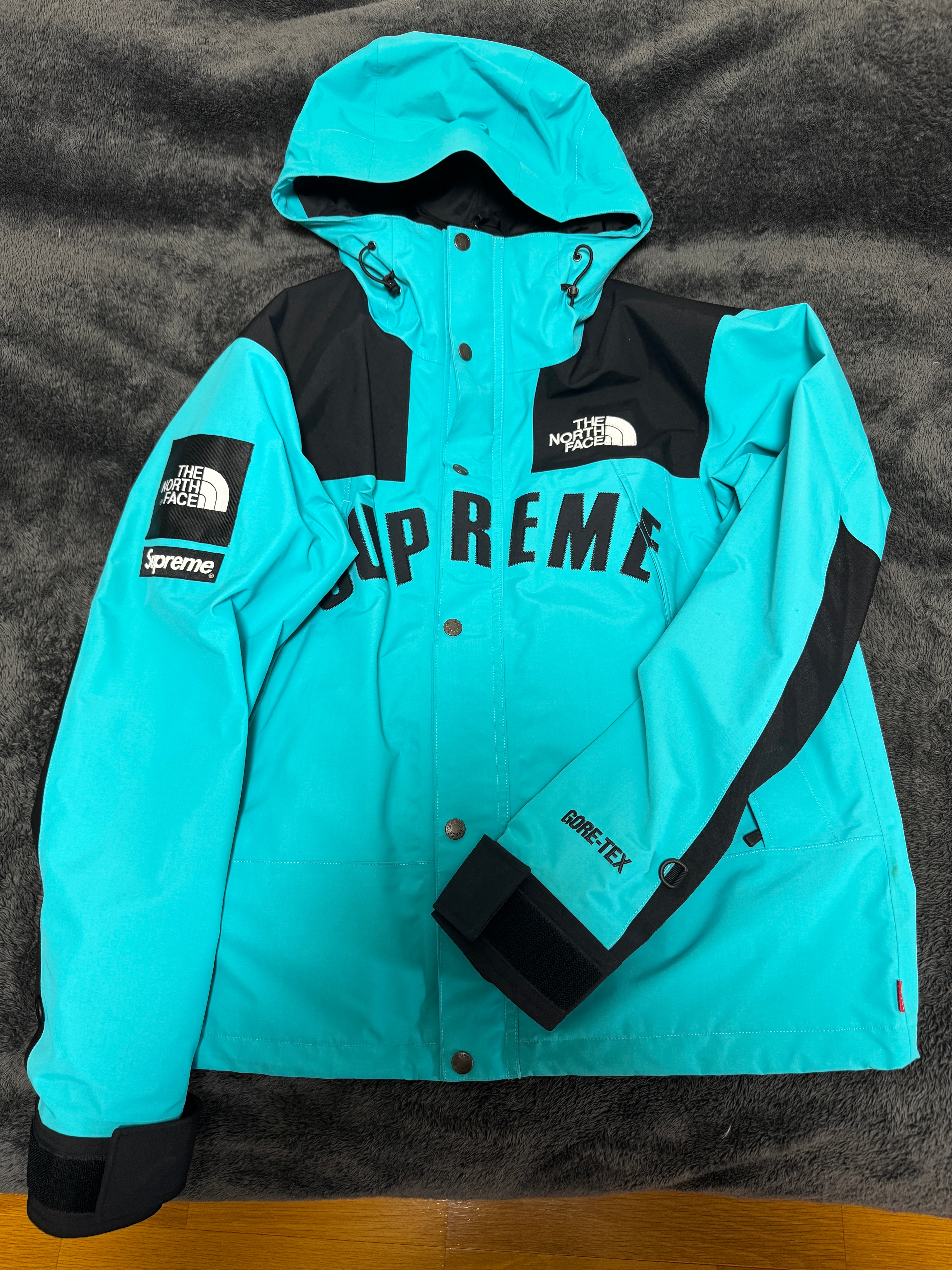 Supreme x The North Face Arc Logo Mountain Parka "Blue"