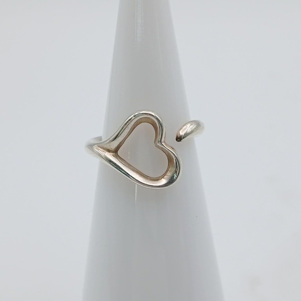 TIFFANY&Co. ティファニー オープンハートリング 指輪 シルバー925  レディース【中古】