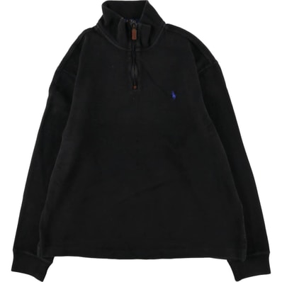 古着 ラルフローレン Ralph Lauren POLO Ralph Lauren ハーフジップスウェットシャツ トレーナー メンズM相当/eaa591522