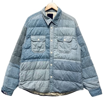 VISVIM ビズビム 0225905013002 ICT HELLION DOWN JKT P.W. ヘリオン パッチワーク ダウンジャケット 55430