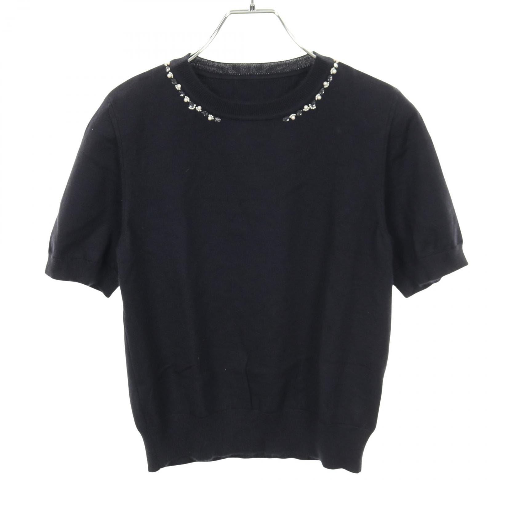 フォクシー FOXEY ニット 衣料品 トップス カシミヤ シルク レディース ネイビー系 43963 【中古】