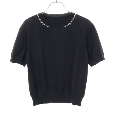 フォクシー FOXEY ニット 衣料品 トップス カシミヤ シルク レディース ネイビー系 43963 【中古】