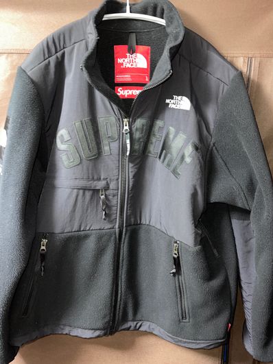 Supreme x The North Face Arc Logo Denali Fleece Jacket "Black"