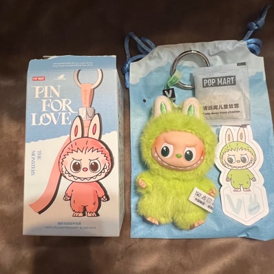 POP MART THE MONSTERS (LABUBU) Pin for Love Series-Vinyl Plush Pendant (N-Z) V