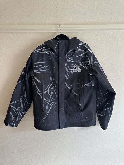 Supreme x The North Face Trompe Loeil Printed Taped Seam Shell Jacket "Black"
