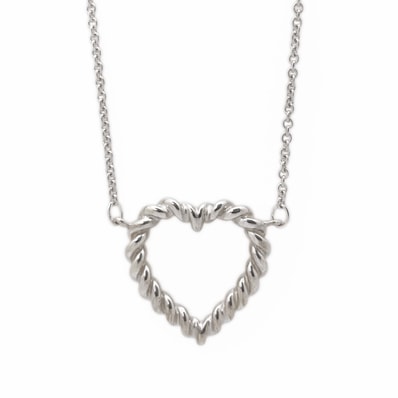 TIFFANY&Co. ティファニー ツイストハート ネックレス
ペンダント ねじねじ SV925 シルバー 新品仕上済 レディース
【中古】