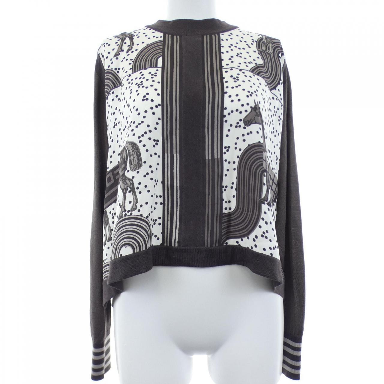 エルメス HERMES GARDE-ROBE POP 5E2806DL ツイルレーヌ ニット