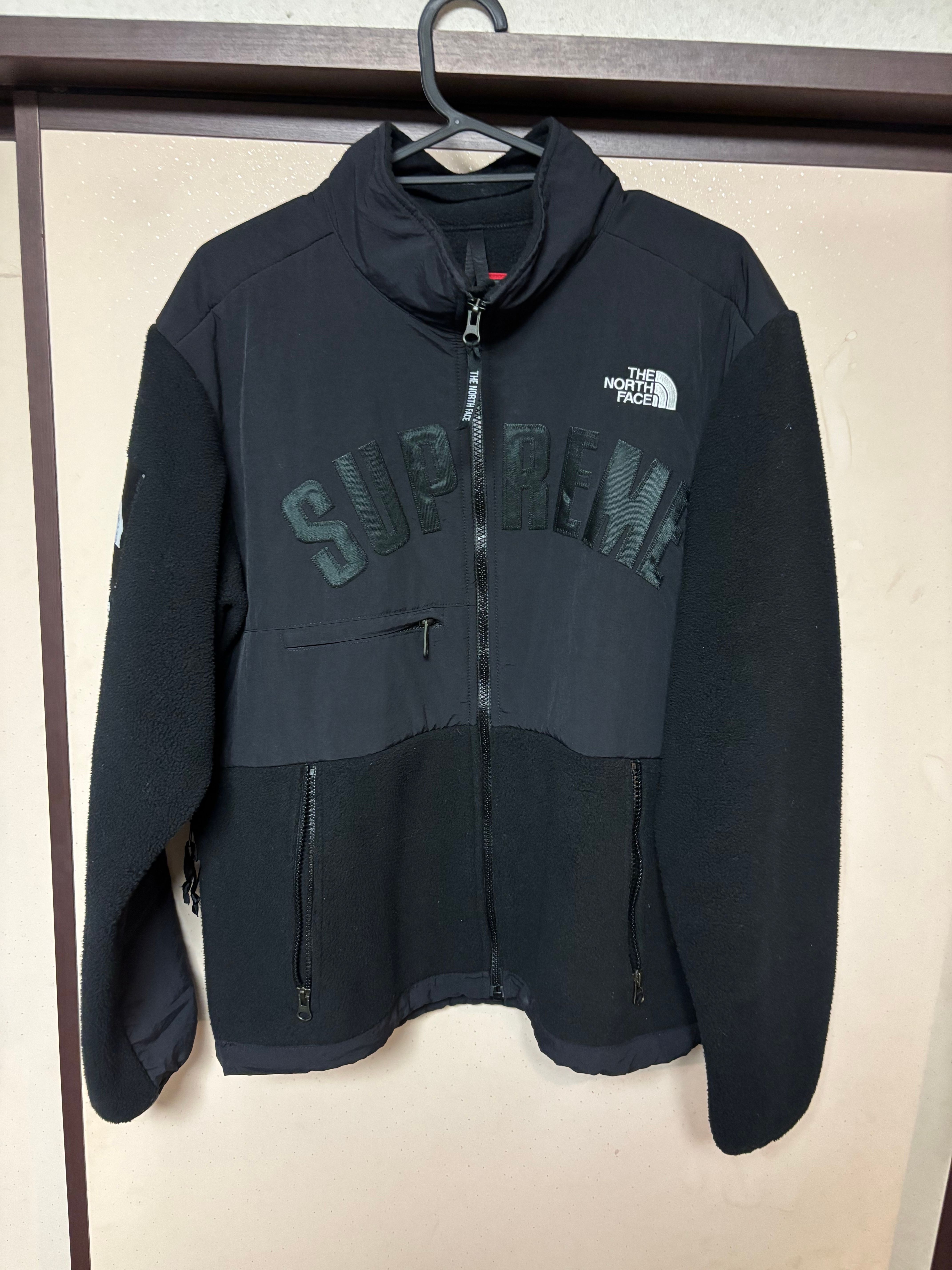 Supreme x The North Face Arc Logo Denali Fleece Jacket "Black"