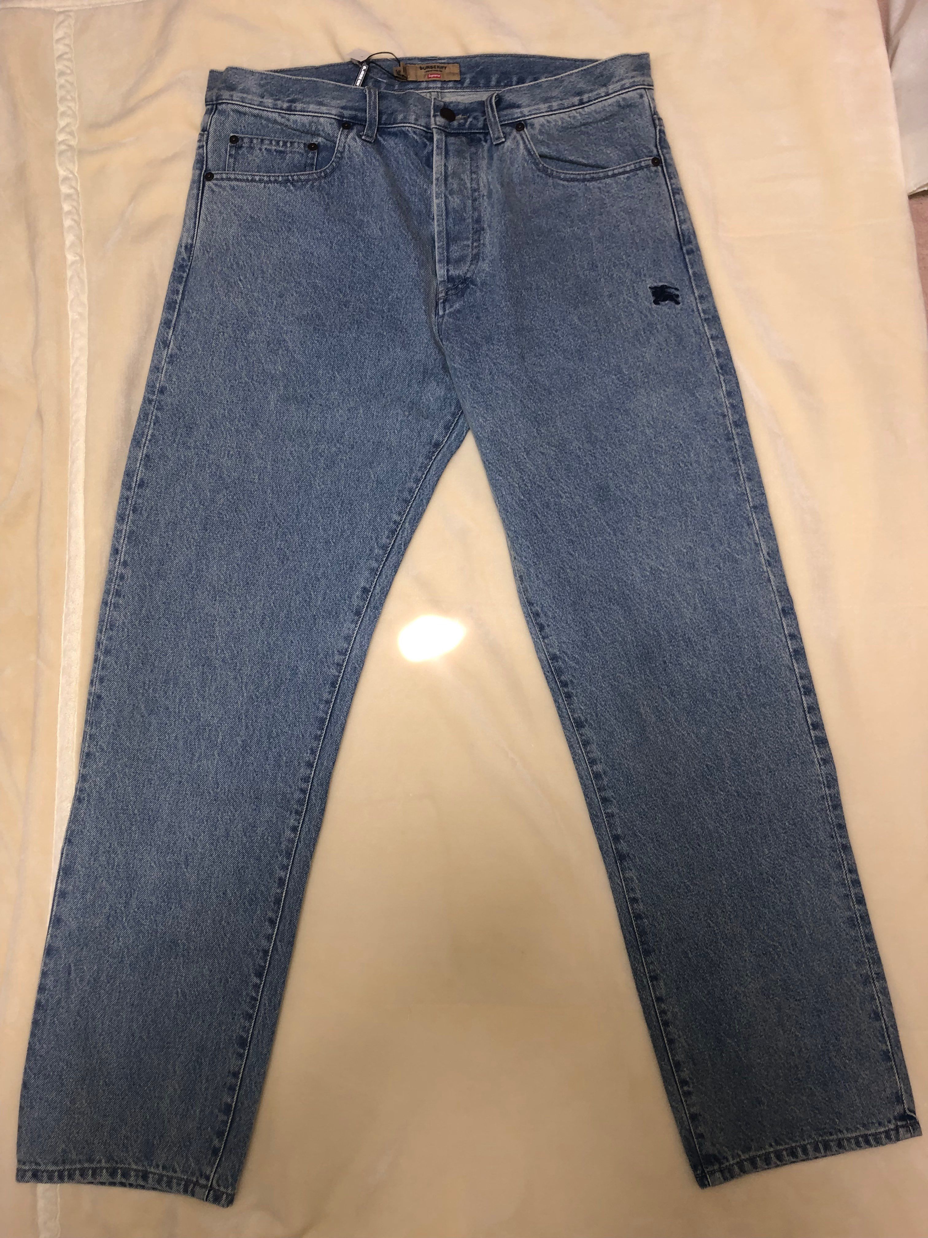 Supreme / Burberry Regular Jean "Blue"