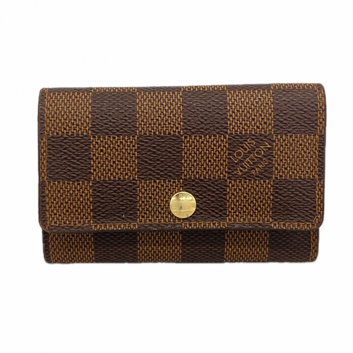 ★SALE【6fd4722】ルイヴィトン キーケース ダミエ ミュルティクレ6 N62630 エベヌ【中古】メンズ レディース ユニセックス