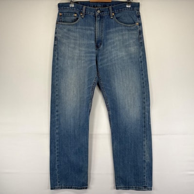 古着 リーバイス Levi's デニム パンツ 505 ジーパン デニムパンツ ストレート ジッパーフライ 大きいサイズ W36×L32 ブルー系 メンズ