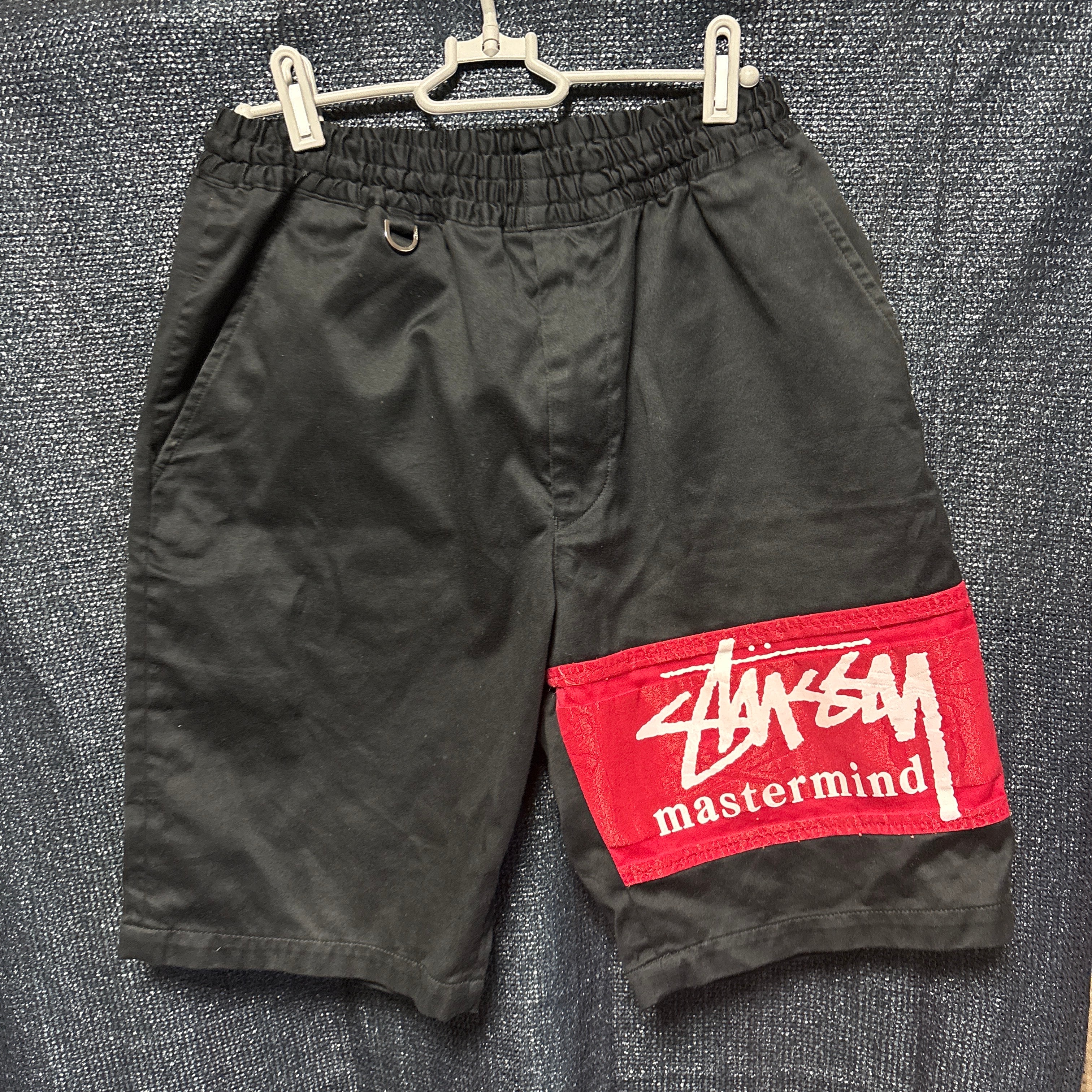 マスターマインドジャパン× ステューシー スカル ボーン ロゴハーフ パンツ