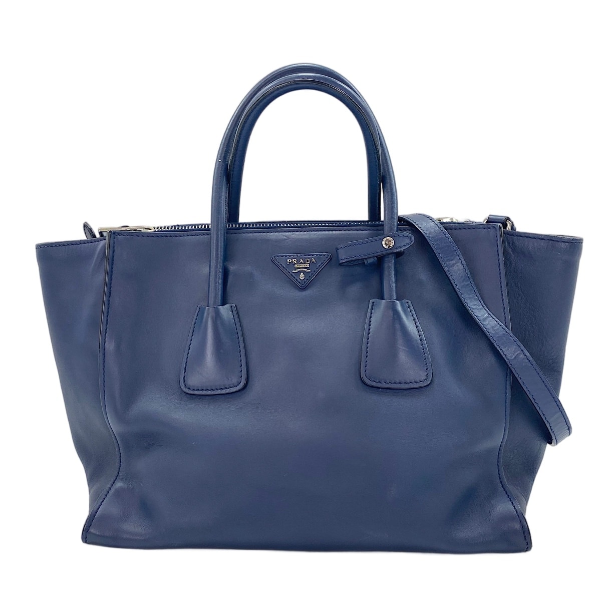 プラダ PRADA レザー 2WAY ハンドバッグ【中古】