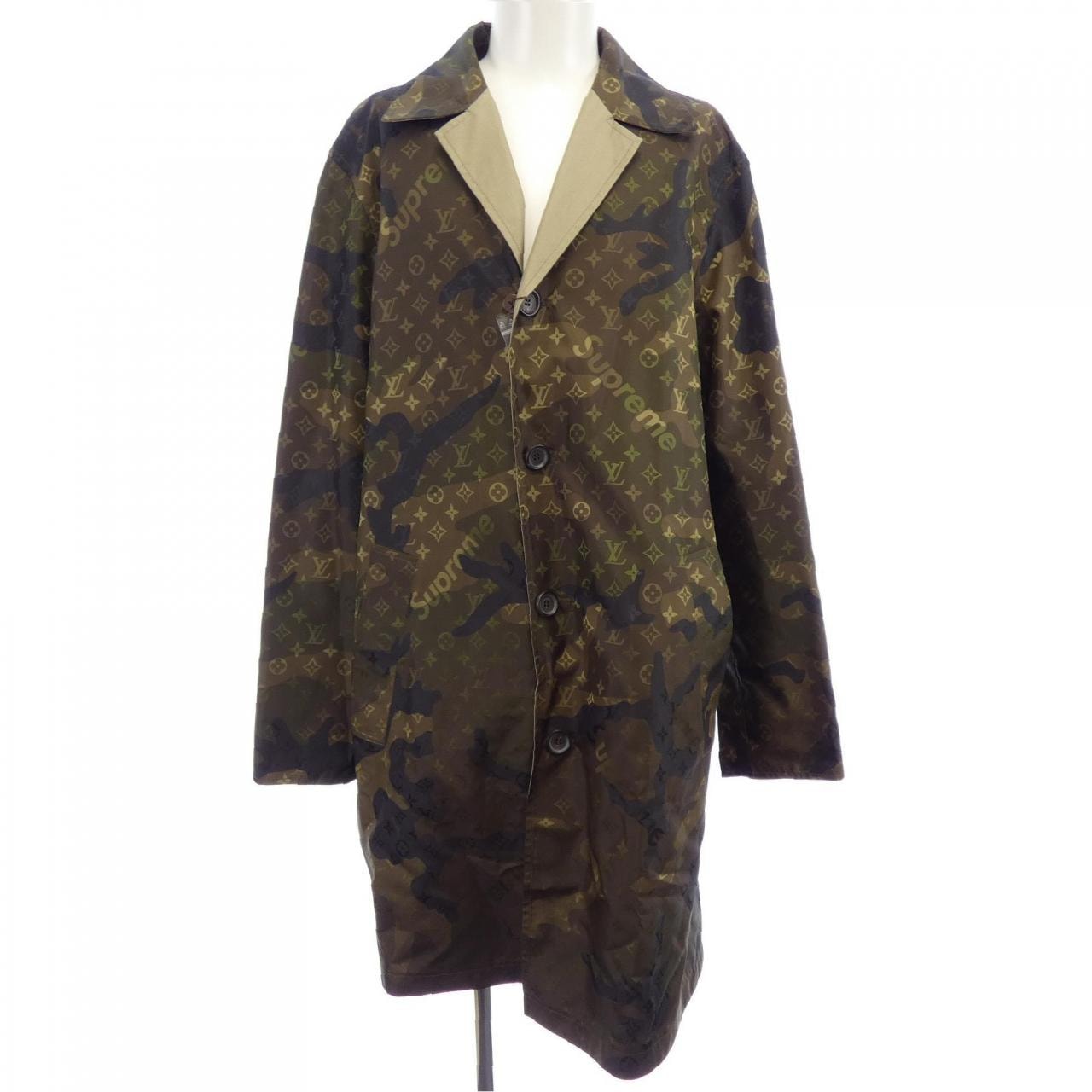 ルイヴィトン LOUIS VUITTON SUPREME REVERSIBLE TRENCH COAT HDC9OWDOL コート