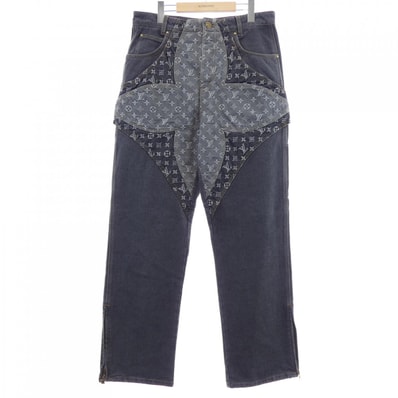 ルイヴィトン LOUIS VUITTON モノグラムフラワーデニムパンツ HPD92WY92 ジーンズ