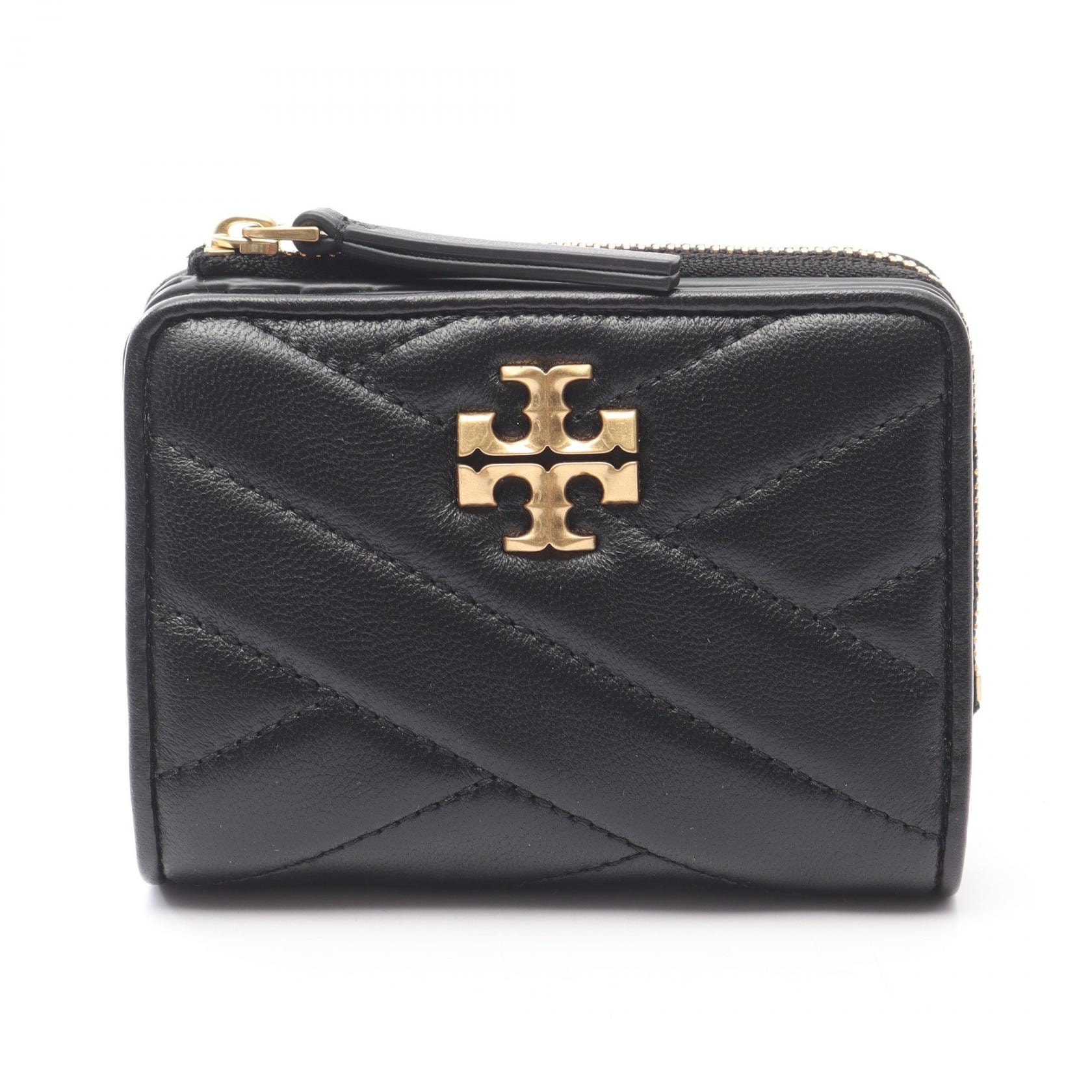 トリーバーチ Tory Burch KIRA キラ 二つ折り財布 財布 レザー レディース ブラック系 153121001 【新品】