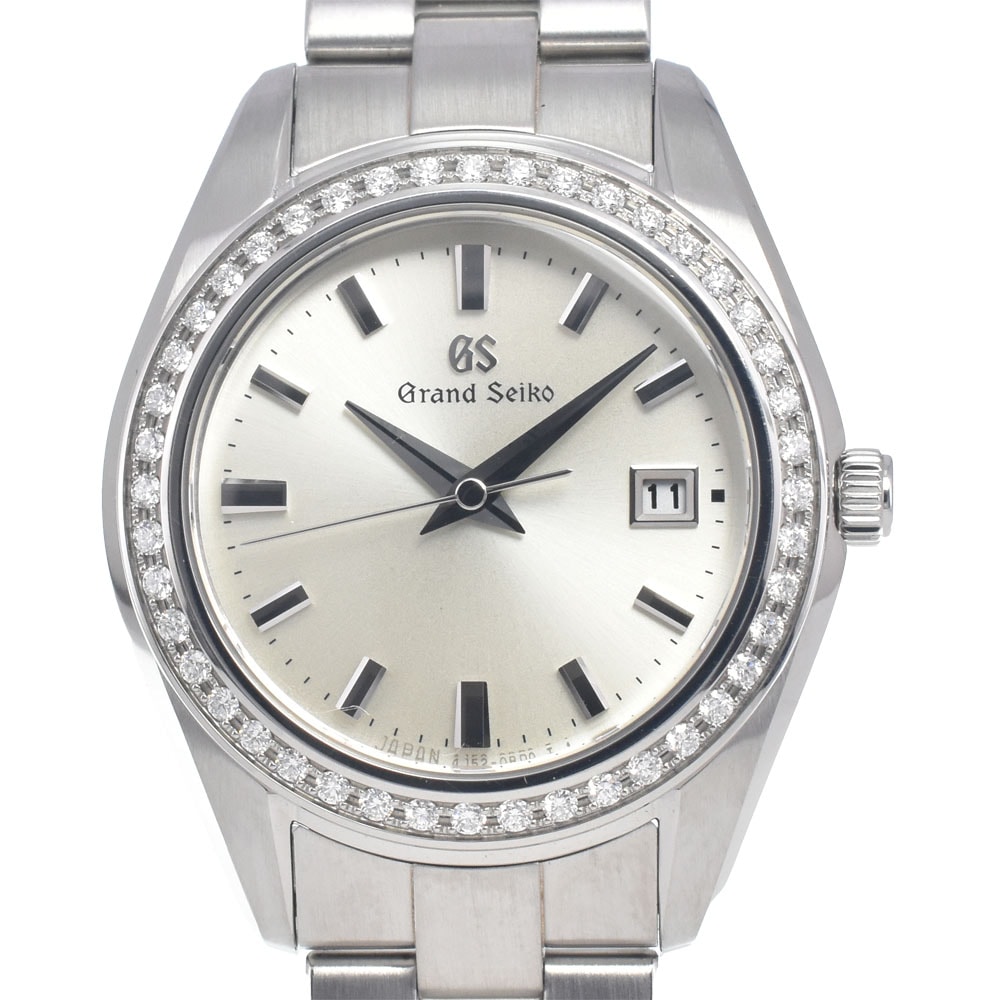 値下 セイコー SEIKO STGF361J/4J52-0AK0 グランドセイコー ヘリテージコレクション ダイヤモンドベゼル レディース 極美品 H#147644