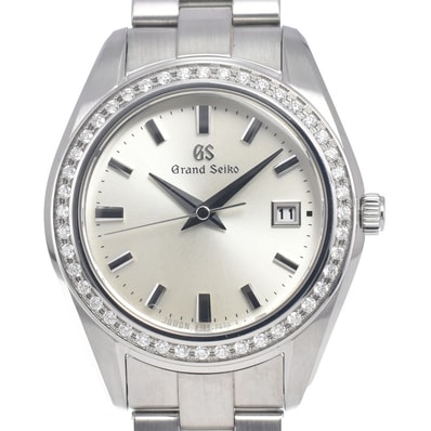 値下 セイコー SEIKO STGF361J/4J52-0AK0 グランドセイコー ヘリテージコレクション ダイヤモンドベゼル レディース 極美品 H#147644