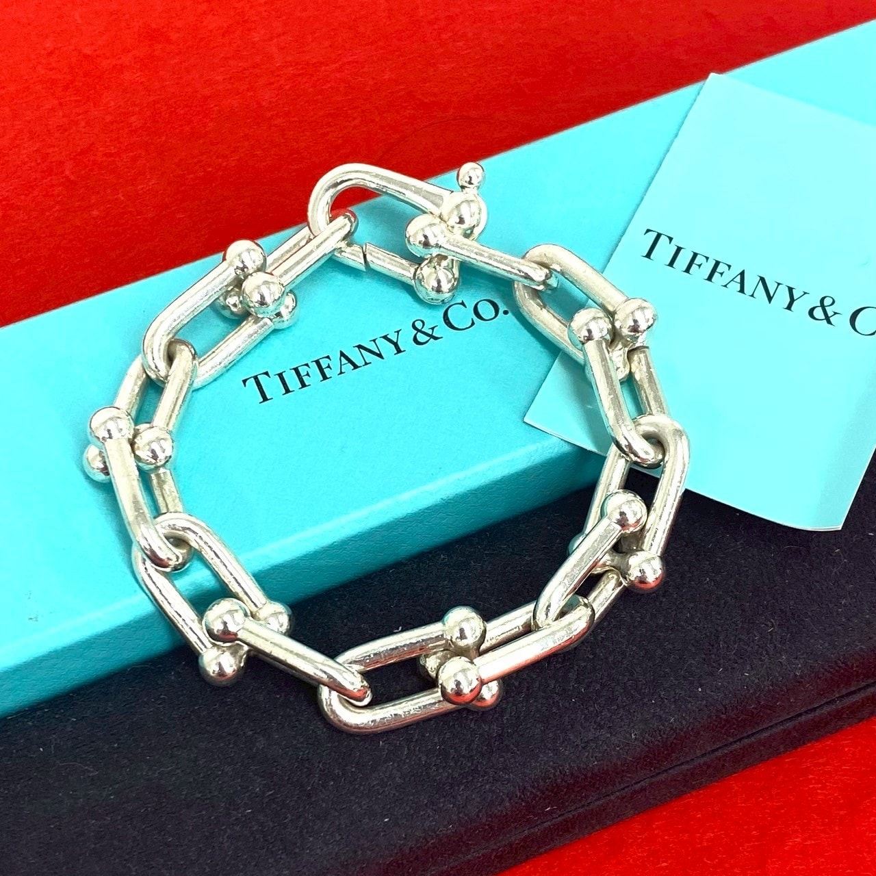 TIFFANY&Co. ティファニー ハードウェア ラージリンク ブレスレット シルバー925 ブレスレット シルバー
 42175