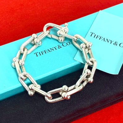 TIFFANY&Co. ティファニー ハードウェア ラージリンク ブレスレット シルバー925 ブレスレット シルバー
42175