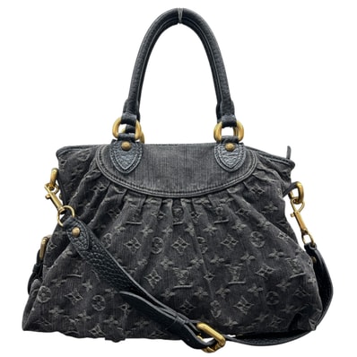 LOUIS VUITTON 極美品 ルイヴィトン ネオカヴィ MM モノグラムデニム 2way ハンドバッグ ショルダーバッグ M95351 デニム レザー VI4087 ワンショルダー セミ Y2K LV ヴィトン Aランク 中古 鑑定済 ヴィトンバッグ