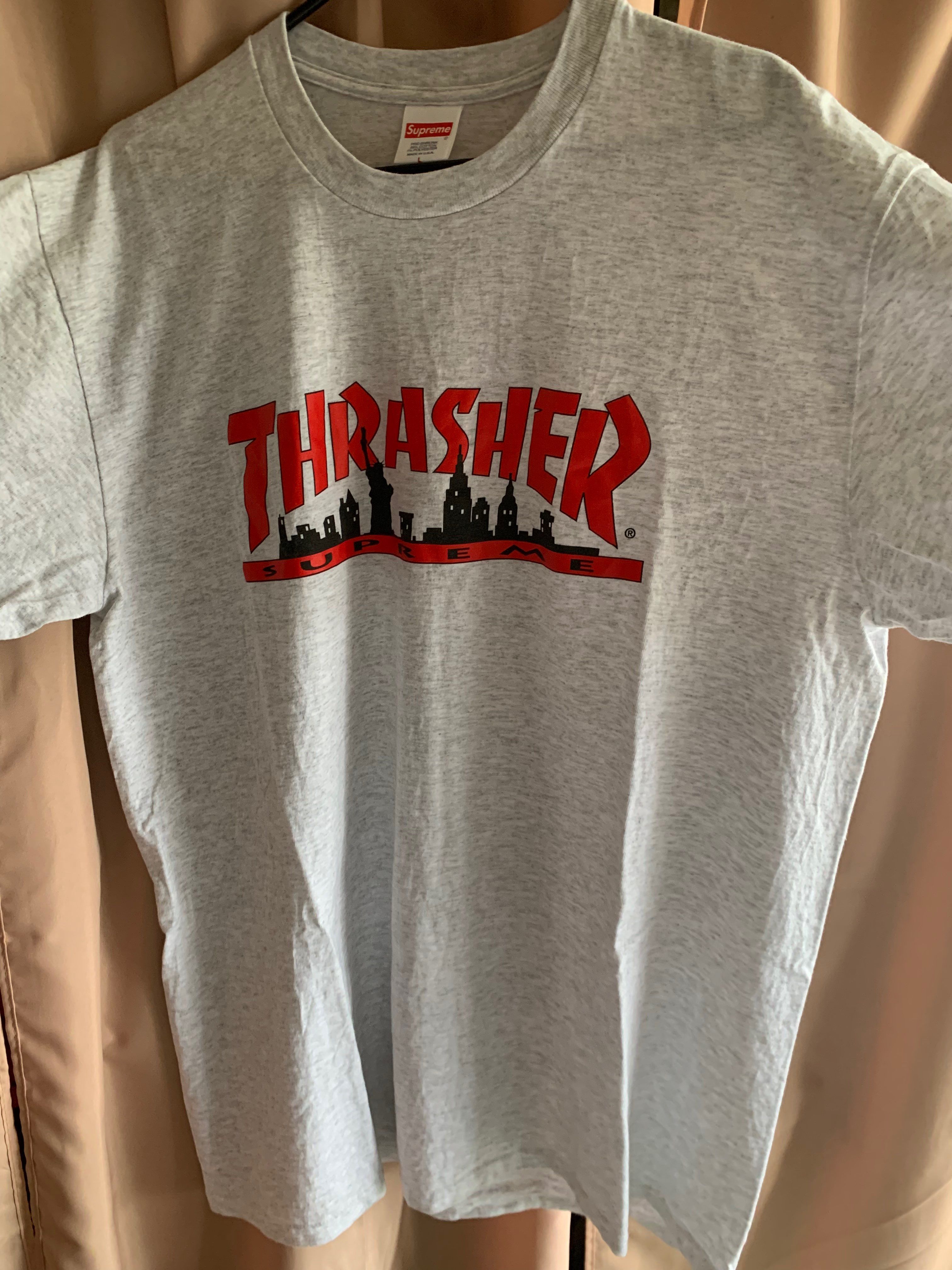 Supreme / Thrasher® Skyline Tee "Ash Grey"