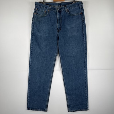 古着 リーバイス Levi's デニムパンツ 550 ジーパン テーパード 大きいサイズ ジップフライ ビッグサイズ w40 L34 ブルー メンズ
