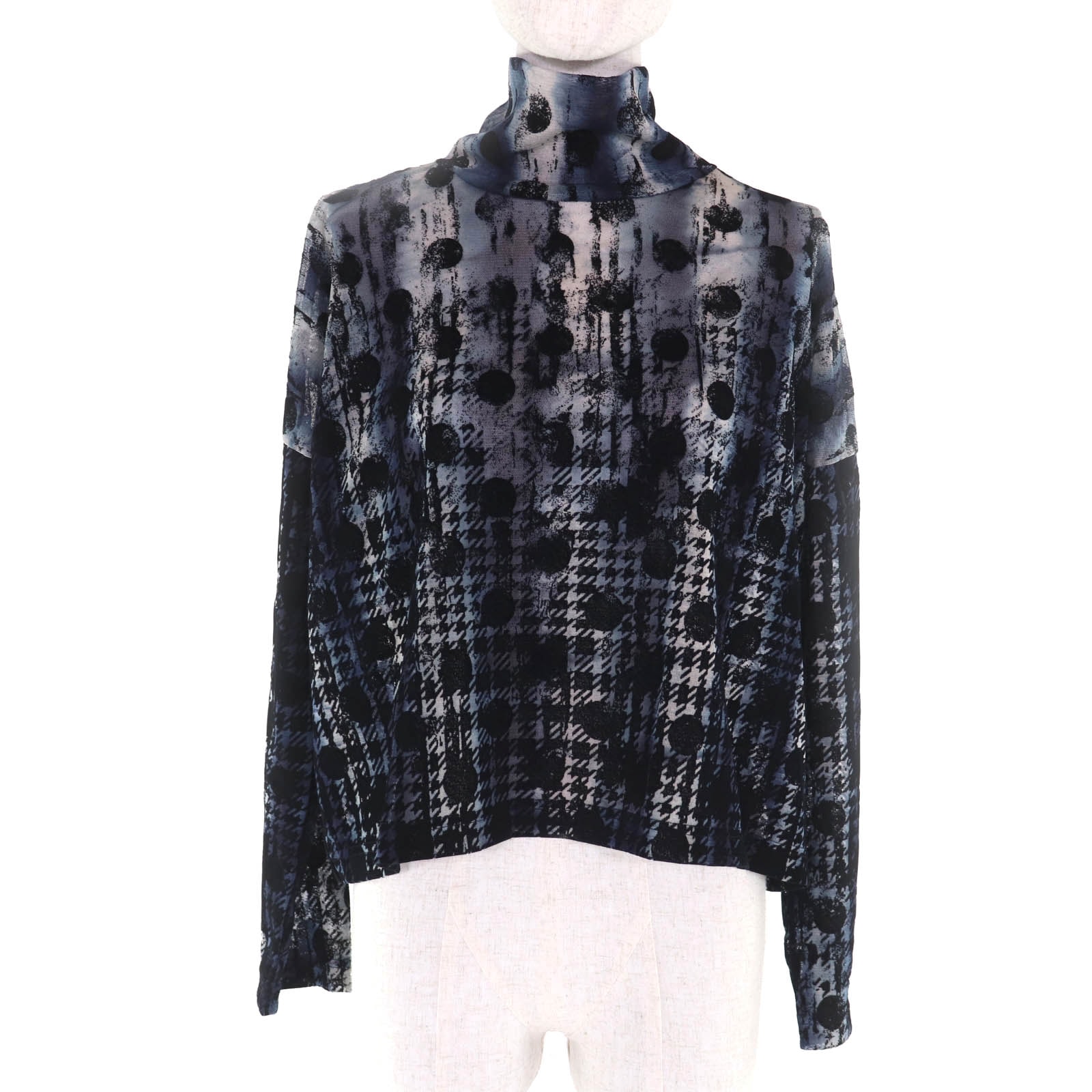 極美品 ワイズ カットソー ネイビー レディース 2 YM-T20-676
