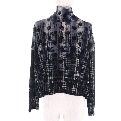 極美品 ワイズ カットソー ネイビー レディース 2 YM-T20-676