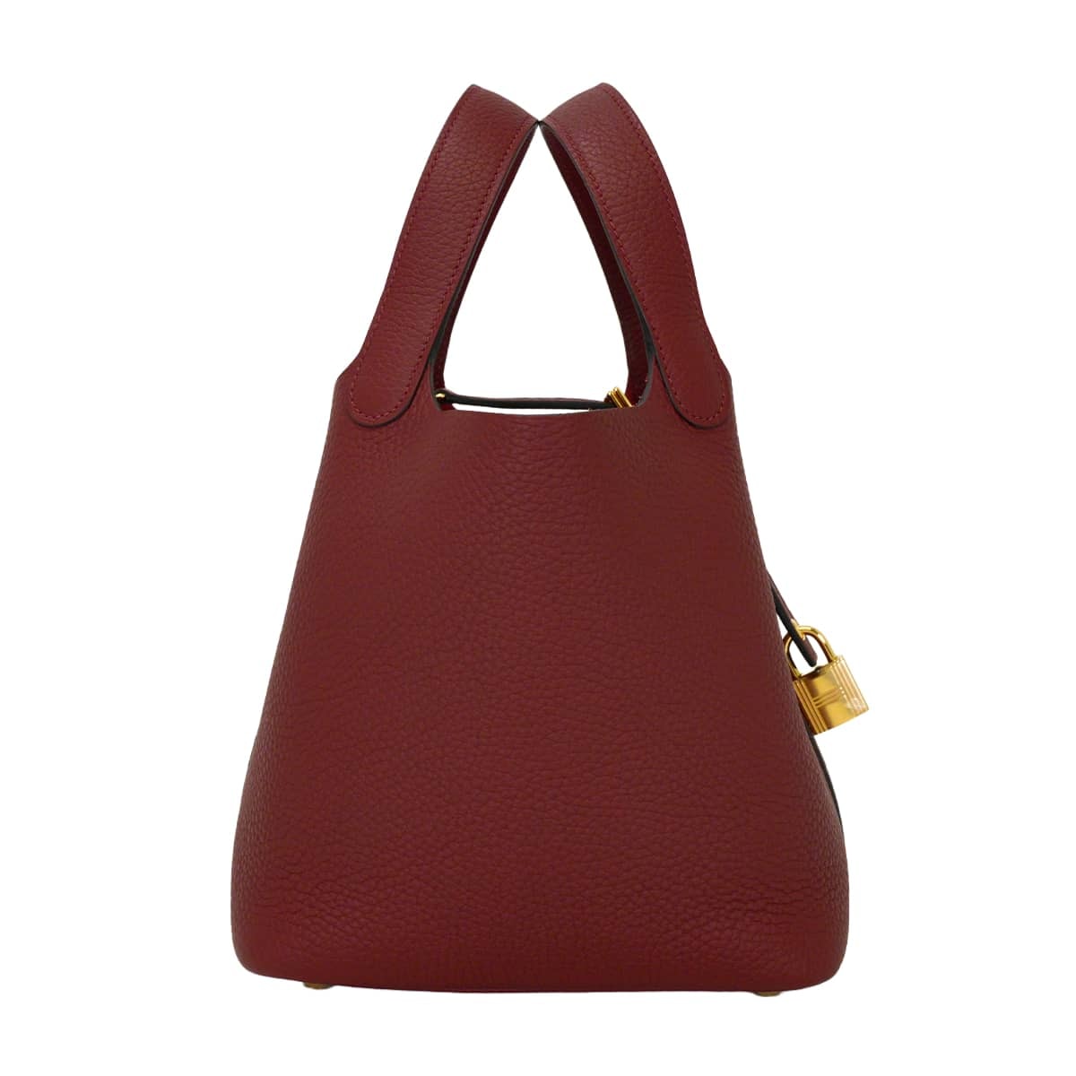 HERMES エルメス ハンドバッグ ピコタンロック 18 PM ルージュアッシュ トリヨンクレマンス ゴールド金具 G刻印 新品