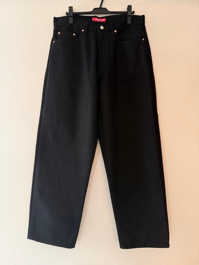 Supreme Baggy Selvedge Jean (26SS) "Rigid Black"