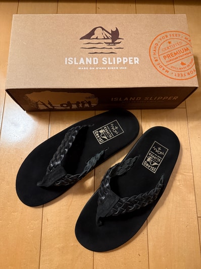 NOAH ISLAND SLIPPER Braided Leather Black ノア アイランドスリッパ ブレイデッド レザー サンダル ブラック
