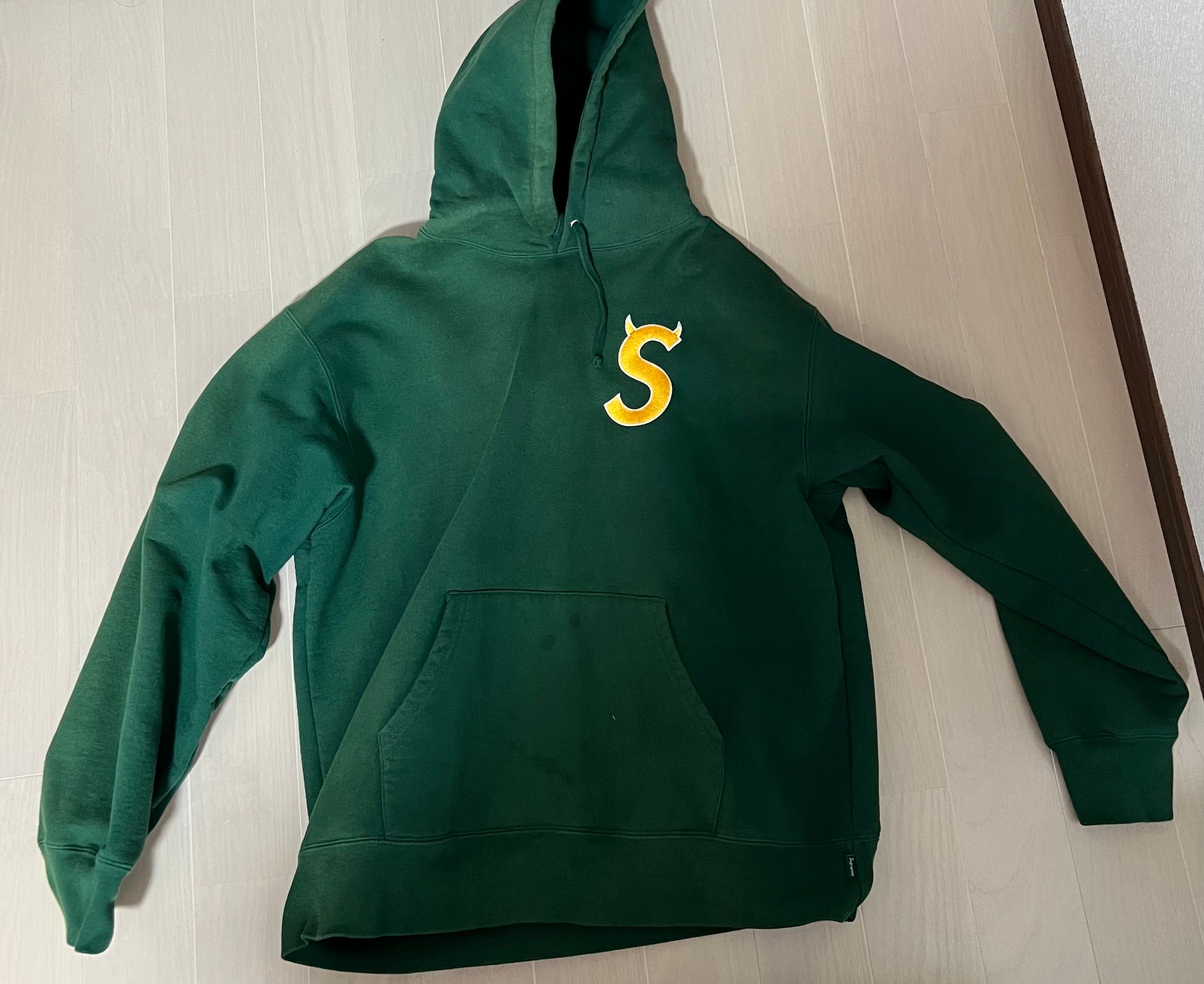 Supreme S Logo Hooded Sweatshirt "Dark Green" (22FW)
