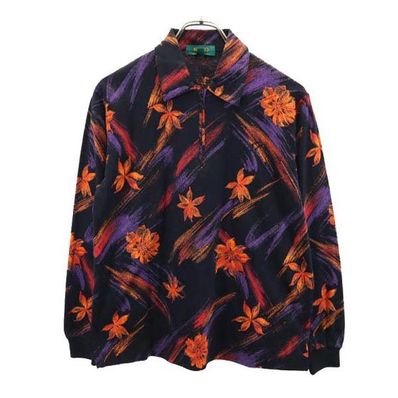 KENZO 長袖 ハーフジップ ポロシャツ