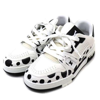 LOUIS VUITTON ルイ・ヴィトン × YK LV トレイナー・ライン スニーカー ホワイト ブラック 1AB8JJ MS1212
3 レディース【中古】【美品】