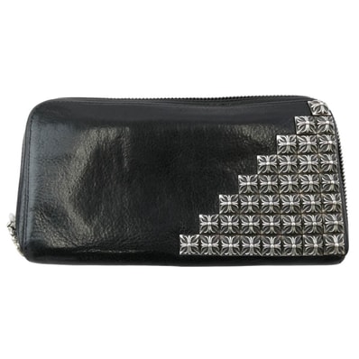 Chrome Hearts REC F Zip Zero Pyramid Studs Corner "Black/Silver"