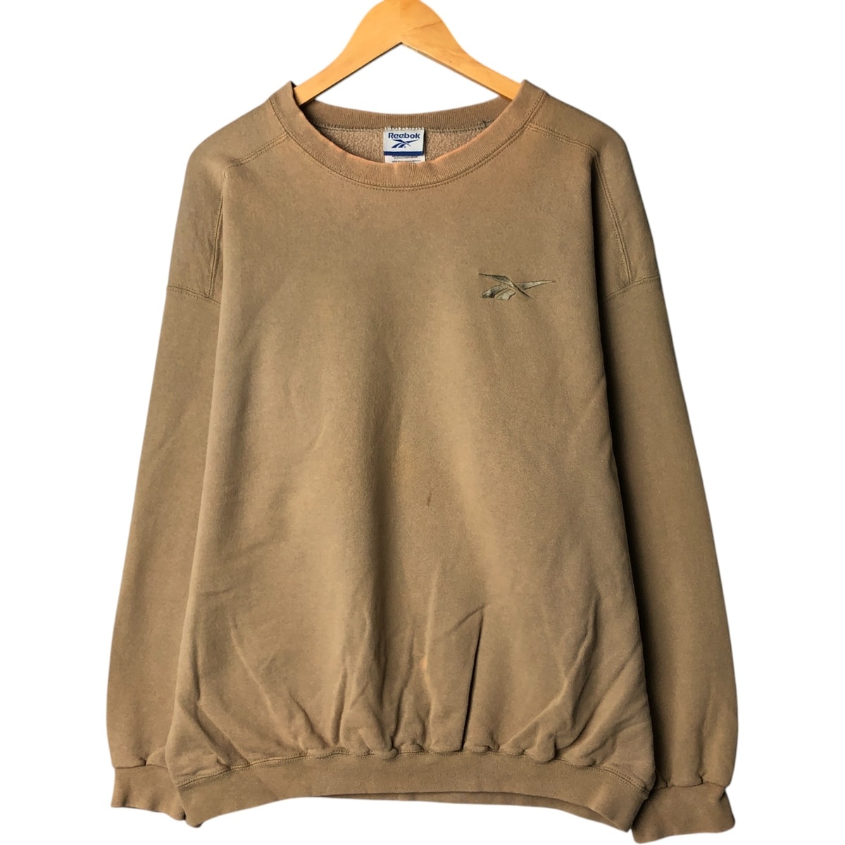 古着 リーボック Reebok ワンポイントロゴスウェットシャツ トレーナー USA製 メンズL相当/eaa575243