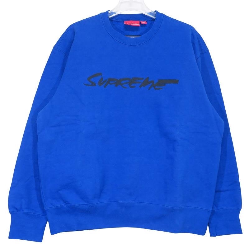 Supreme Futura Logo Crewneck "Royal"
