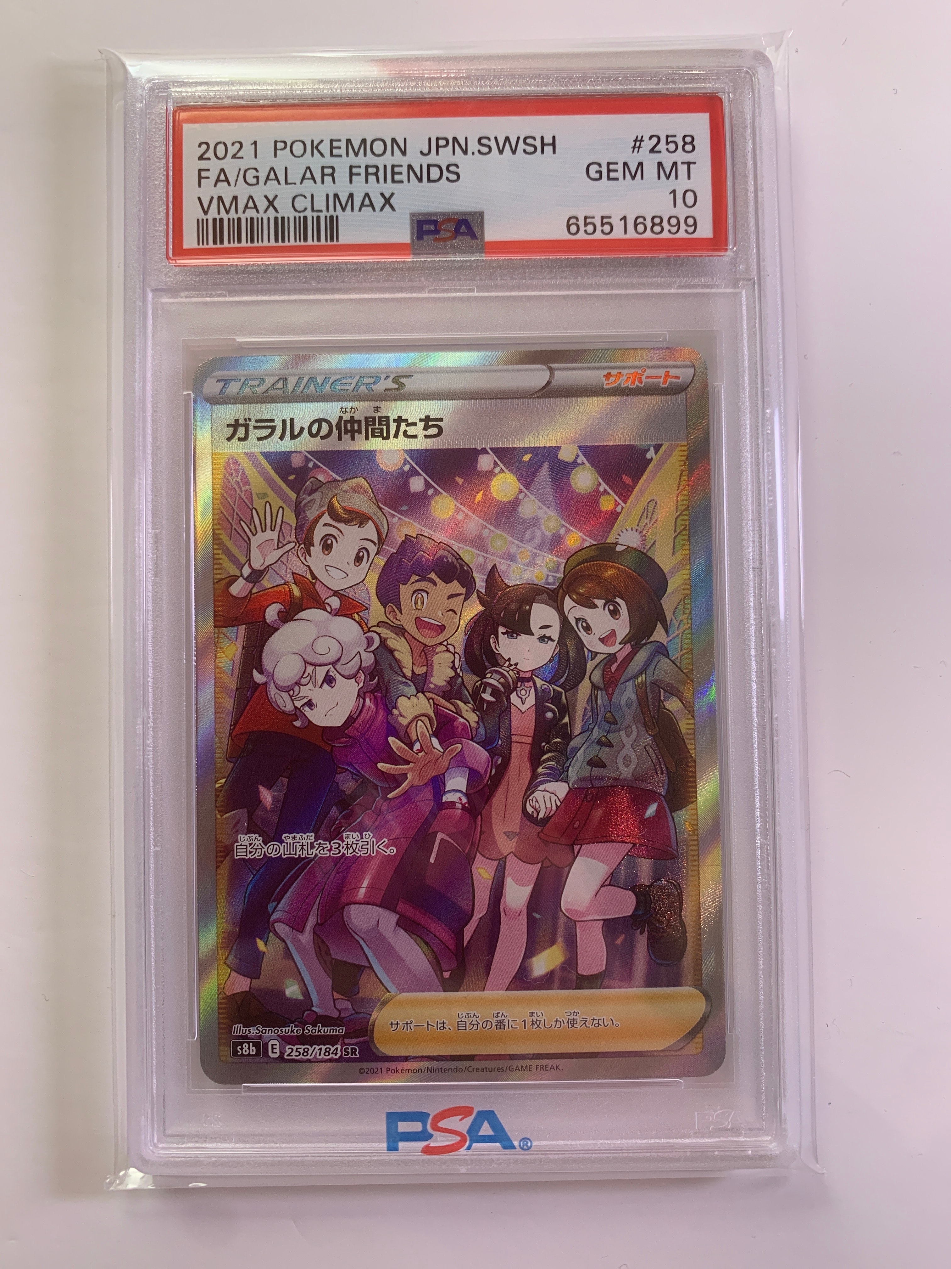 ガラルの仲間たち SR[S8b 258/184](ハイクラスパック「VMAXクライマックス」)