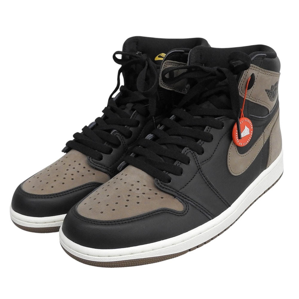 ナイキ 新品同様 AIR JORDAN1 HIGH OG PALOMINO/パロミノ スニーカー シューズ メンズ ブラウン×ブラック 29cm DZ5485-051 11(US)