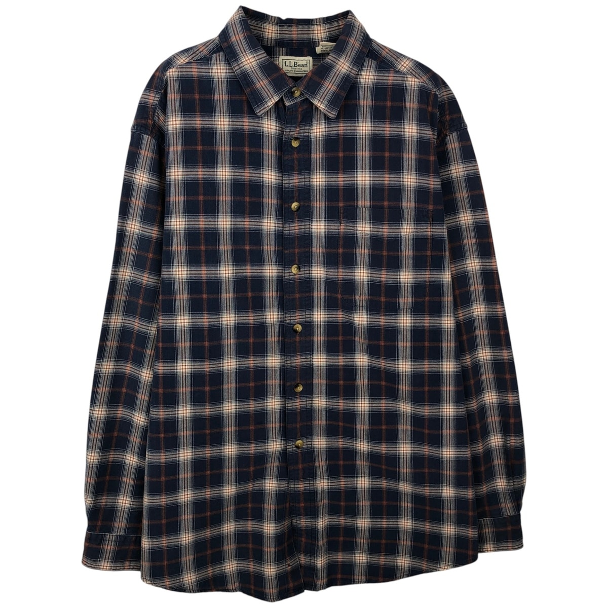 古着 ~00年代 エルエルビーン L.L.Bean 長袖 コットンチェックシャツ メンズL相当/eaa643904