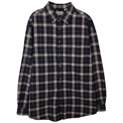 古着 ~00年代 エルエルビーン L.L.Bean 長袖 コットンチェックシャツ メンズL相当/eaa643904