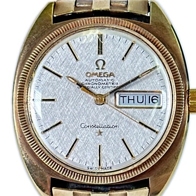 正常可動 OMEGA オメガ 腕時計 コンステレーション ゴールド ホワイト ファッション小物 小物 ヴィンテージ コレクション メンズ