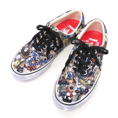 【中古】【未使用】シュプリーム Supreme × Mike Kelley VANS Era 2026年春夏 キャンバス スニーカー ブラック系【サイズ26.5】【メンズ】