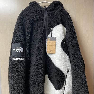 Supreme x The North Face S Logo Hooded Fleece Jacket "Black"